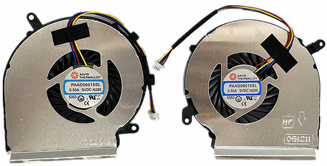 냉각 0.55A GE62VR MS-16JB DC PAAD06015SL CPU 노트북 GP62MVR MSI 4 신제품 팬 GL62M 핀 5V 쿨러 GPU 16J9, 02 GPU