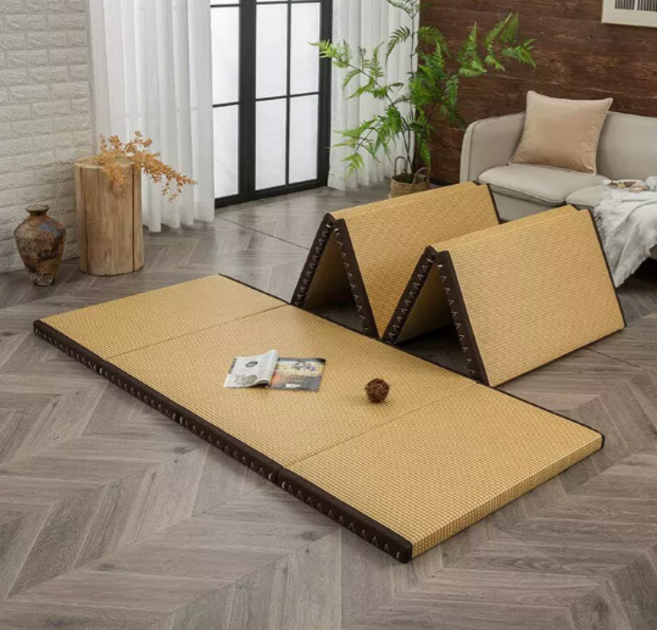 榻榻米墊子床墊 椰棕地墊 日式可折疊 客製化尺寸, 青春含玉