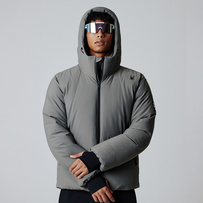 [스파이더 본사 직영] 공용 유로스포츠 스트레치 다운 자켓 SPIWCNDJ221UGRY