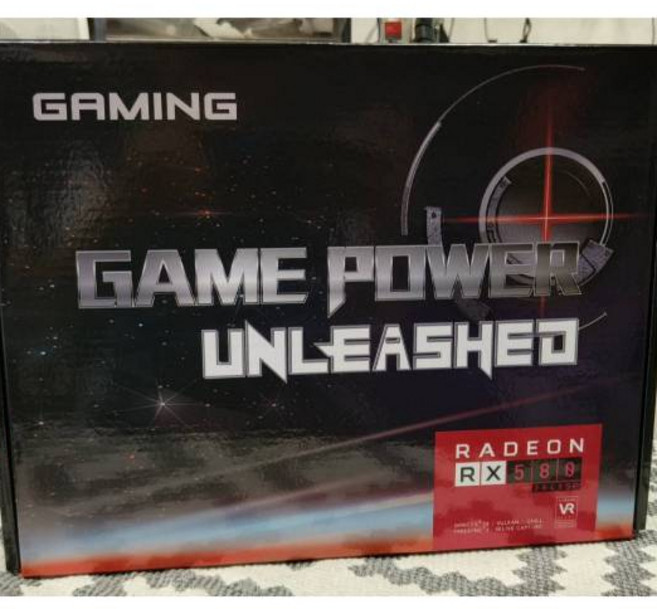 CyberSLIM 大衛肯尼 RX580 8GD5 雙風扇顯示卡 全新盒裝 三年保固 取代1650 1660 1660TI