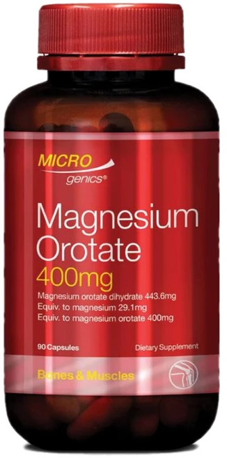 Microgenics 마이크로제닉스 마그네슘 오로테이트 400mg 90캡슐 Magnesium Orotate, 1개, 90정 - 쿠팡