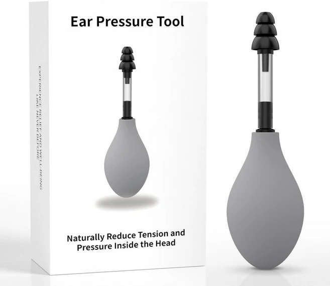 두통 완화를 장력 귀 감소 휴대용 장치 도구, 그레이, 1개 - 쿠팡