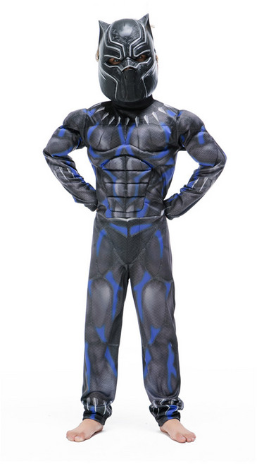 나린키즈 NEW 블랙팬서 코스튬 유아 아동 할로윈 4세~9세용