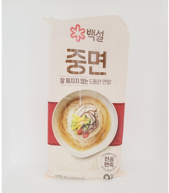 CJ제일제당 백설 중면 900g x5개, 5개