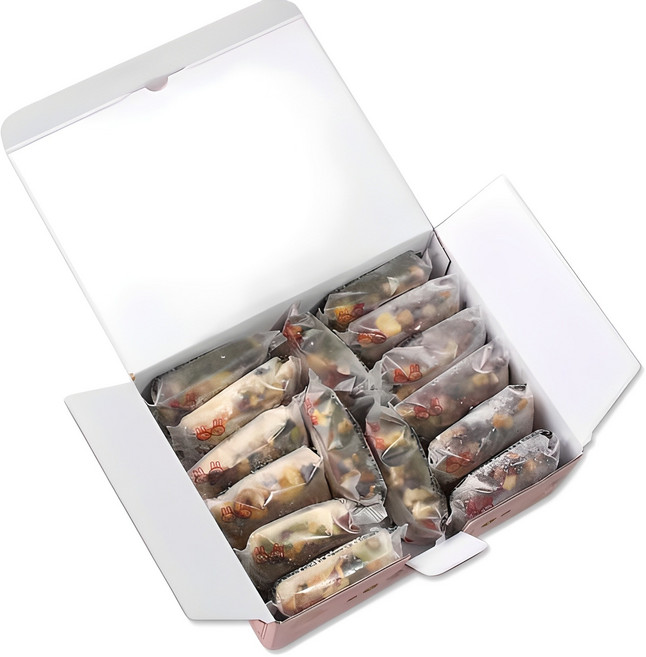 소문난떡집 아침대용떡 약밥 흑미 단호박 제주해풍쑥 단호박 다섯가지 영양찰떡 세트, 80g, 15개