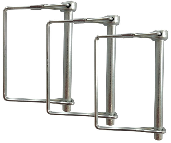 트레일러 카라반 안전핀 커플러 스냅핀 트랙터 농기계 잠금핀, 3개, 메탈