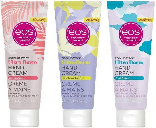 eos 시어 버터 핸드 크림 3종 각 74ml, 1개 - 쿠팡