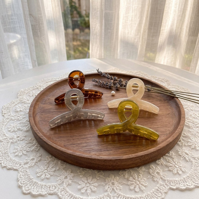 홈베리카 반머리 미니 집게핀