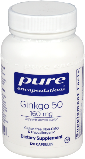 퓨어인캡슐레이션 징코 50 160mg 캡슐, 1개, 120정