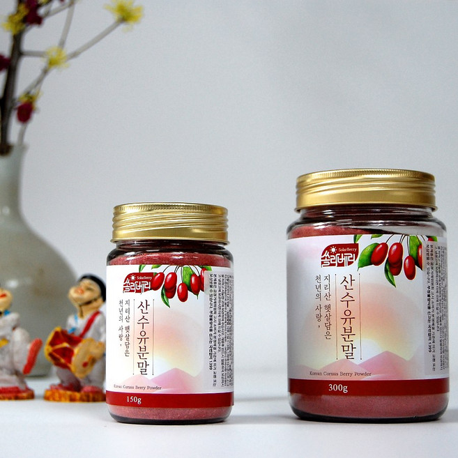 없음 [쏠라베리] 지리산 전남 구례 산수유 분말, 산수유분말 150g, 1개, 150g