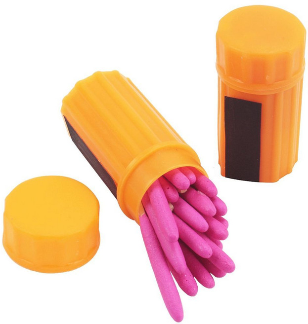 防風防水火柴, 1個, 20支/盒