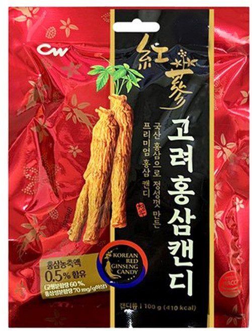 청우 고려홍삼캔디 100g 홍삼사탕 어른간식, 1