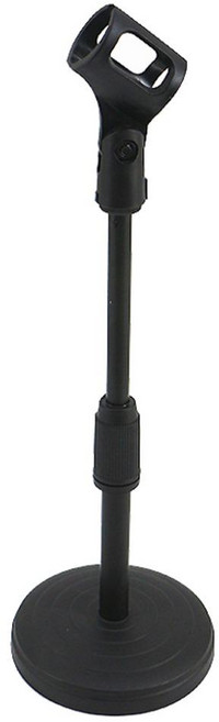 더뮤직 / 탁상용 마이크 스탠드 블랙 (T-GZM-02) / 악기소품, 1개