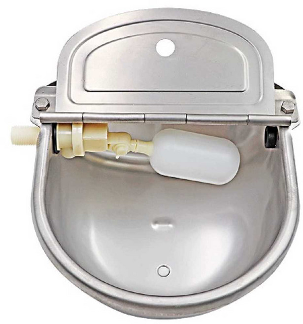 자동 급수 그릇 농장 양 염소 개 돼지 식수 그릇, 터치식 음용그릇(대형두꺼움)