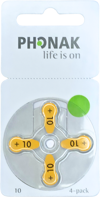포낙 보청기 배터리 건전지 밧데리 약, (40알), 1세트, 포낙 10A