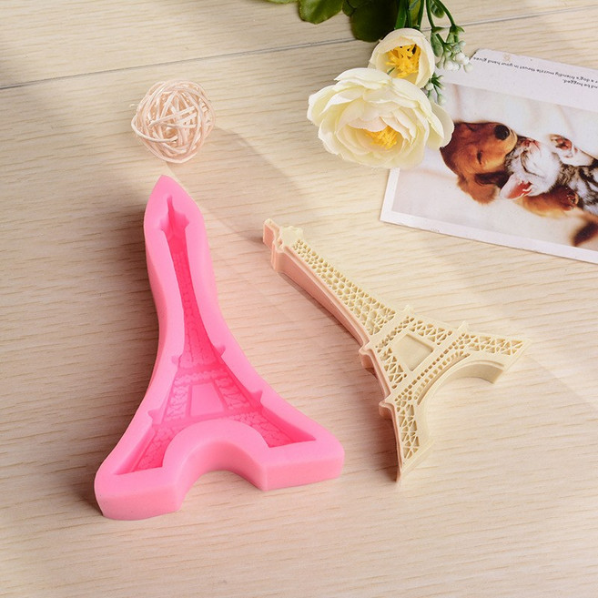 석고방향제 몰드 HD_정교한 에펠탑 1구(소) 비누 재료