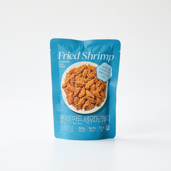 모던하우스 명인이 만든 새우머리부각 오리지날맛, 1개, 60g