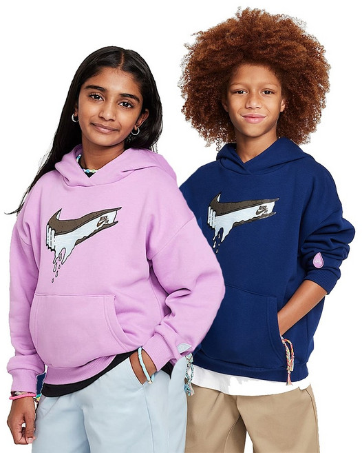 NIKE 中童 SB 圖像連帽T
