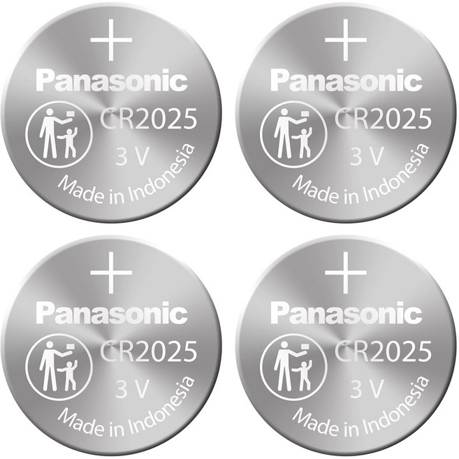 파나소닉 리튬 코인건전지 CR2025, 4개입, 1개