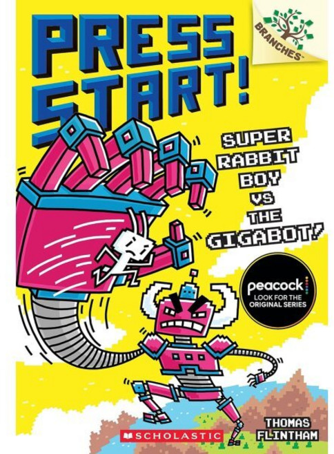 Press Start! #16 : Super Rabbit Boy vs. the Gigabot! (A Branches Book), Scholastic Inc