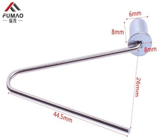 5pcs 6mm-9mm 푸시 버튼 스프링 for15-25mm 튜브 잠금 핀 장착 클립 텐트 폴용, [01] 6mmX8mm, 01 6mmX8mm