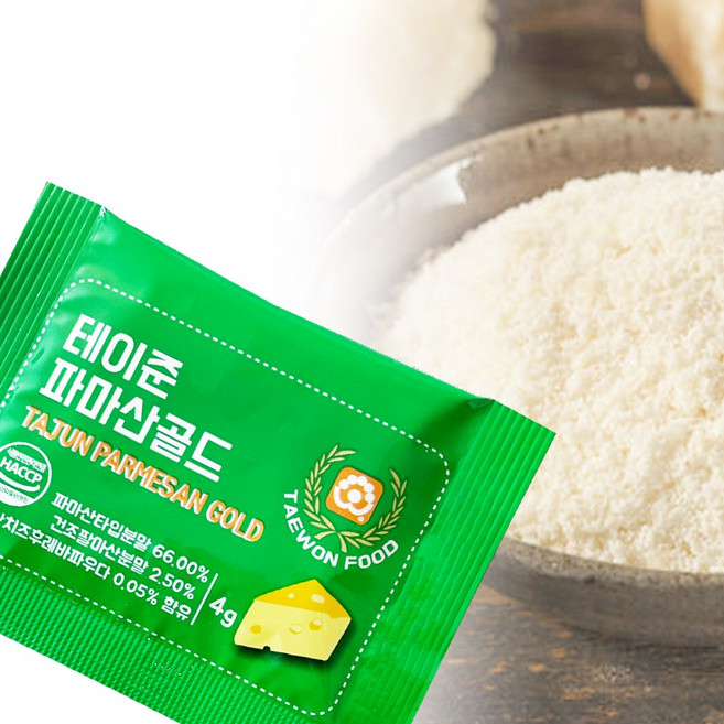 태원 테이준 파마산골드 일회용 파마산 치즈가루 4g, 1개