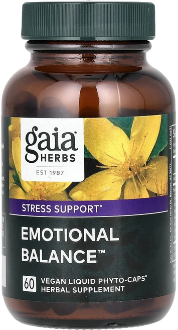 몸관리하세요 겨울입니다 Gaia Herbs Emotional Balance Vegan Liquid Phyto-Caps 60정 특별관리진행, GaiaHerbsEmotionalBalanceVegan, 1개 - 쿠팡