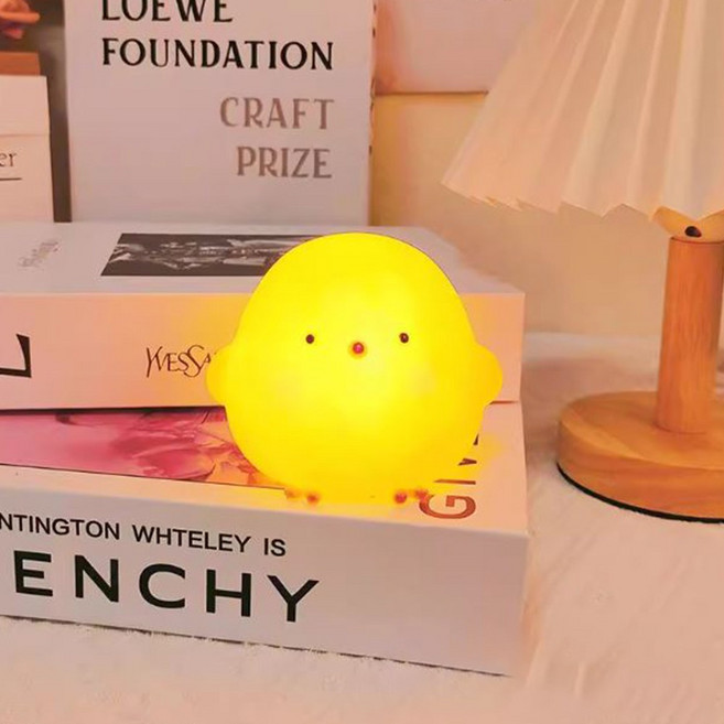 로앤제이 귀여운 동물 캐릭터 LED 무드등 수면등 취침등 조명, 병아리