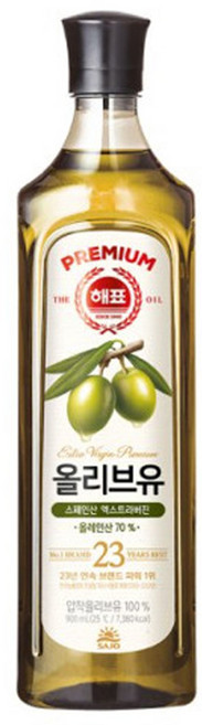 [사조대림] 해표 올리브유 900ml x3개, 3개