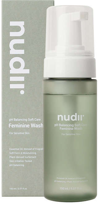 누디르 약산성 여성청결제 pH 밸런싱 Y존케어, 1개, 150ml