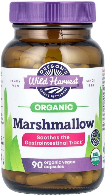 Oregon's Wild Harvest 오가닉 마시멜로 오가닉 Marshmallow Root, 1개, 90정 - 쿠팡
