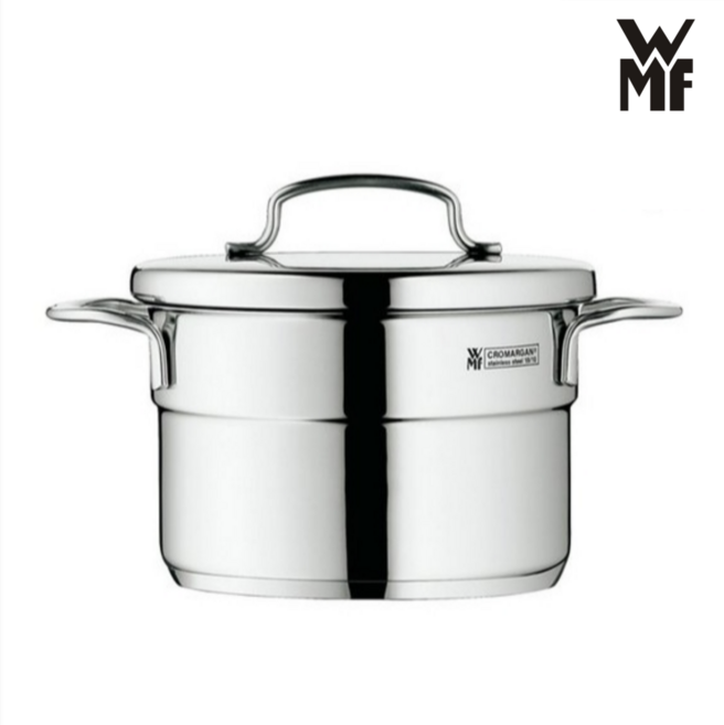 WMF 미니 양수 냄비 14H 스텐 소형 인덕션용 냄비, 낮은 양수냄비 16cm