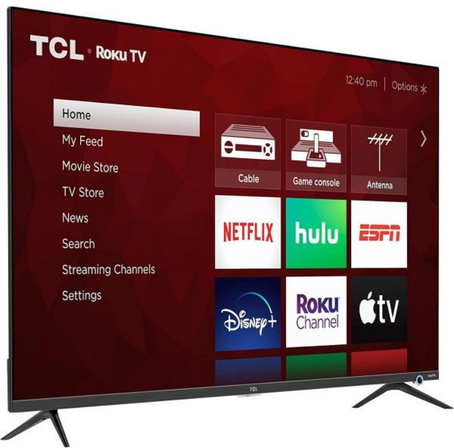 TCL 50인치 클래스 5 시리즈 4K UHD 돌비 비전 HDR Roku 스마트 TV - 50S525, TV Only, 50 in