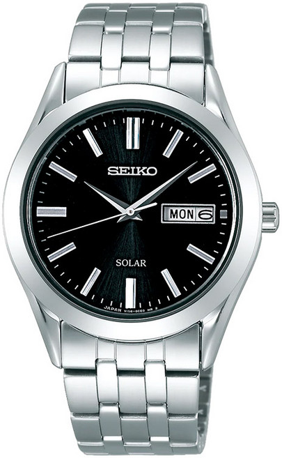 세이코 사파이어 글래스 솔라 남성 메탈 손목시계 SBPX083