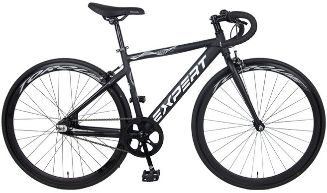 [프리기어/완전조립] 삼천리자전거 700C 엑스퍼트 로드바이크 알루미늄 프레임 학생 출퇴근 입문용 사이클, 164cm, 1개, 380화이트