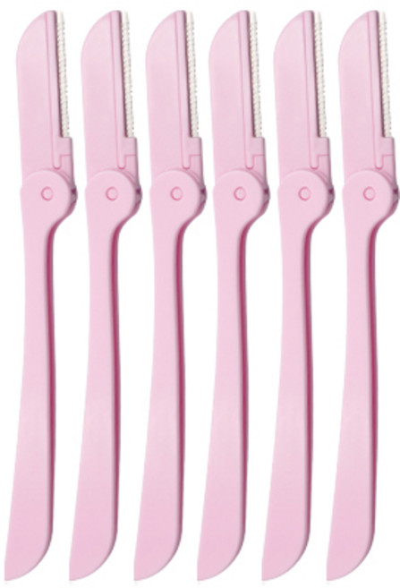 오픈스페이스 접이식 눈썹칼, 6개, 피치