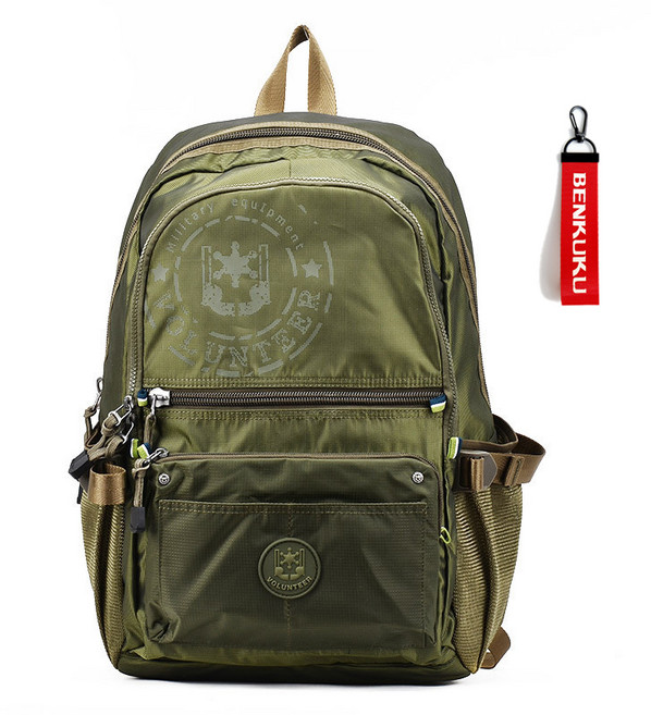 벤쿠쿠 외출 등산 가벼운 백팩 소형 중형 대형 가방 HL1652-04+키링