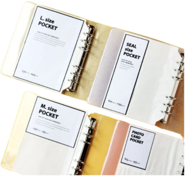 금산 A6 6공 띠부씰 리필 포켓 A66공속지 포켓몬띠부씰앨범