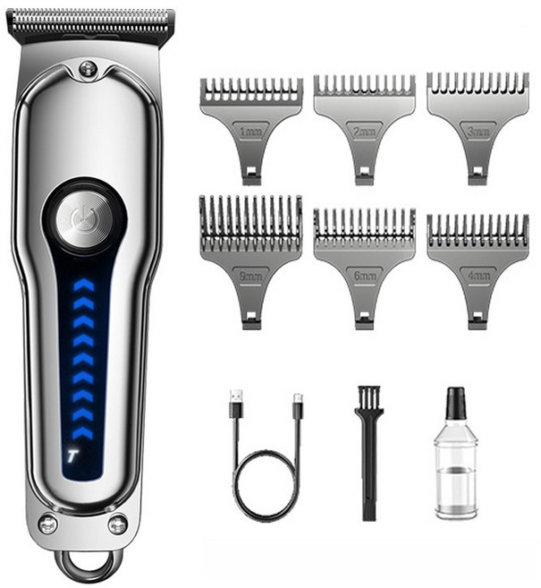 디에스가추몰 전동 이발기 예각 디자인 스틸 T형 비트 피부 노 스크래치 전동 바리깡 세트, 9013