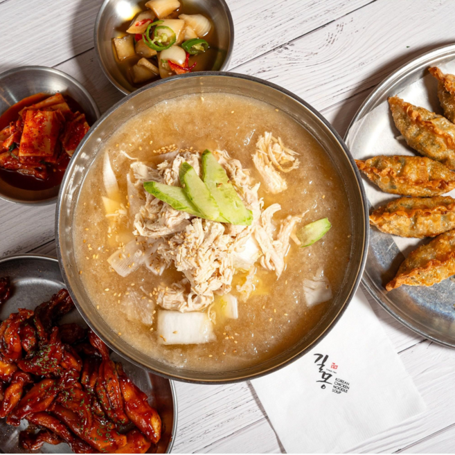 충남 당진 길몽&모씨네 초계국수 닭국수 캠핑음식 밀키트, 870g, 2개