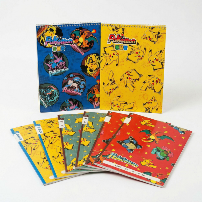 포켓몬스터 초등 저학년 남아 노트 8종세트