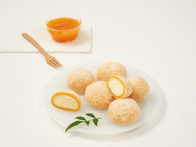 헐레벌떡&황금들녘 망고우유크림떡, 8개, 50g