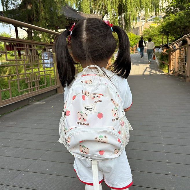 에뜨람 KC인증 아기 미아방지 가방 유아 트랜스폼 백팩 키즈 돌 여행 미아방지끈, 1개, 피크닉 베어_미아방지 가방