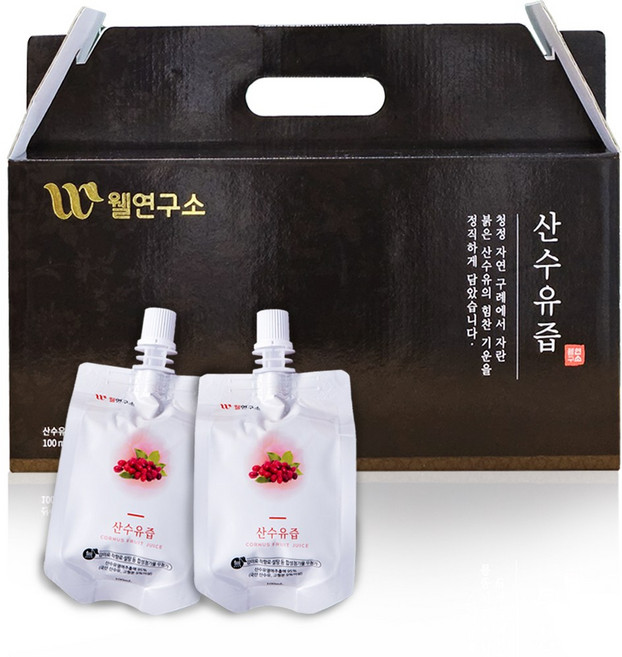웰연구소 산수유즙 산수유진액, 30개, 100ml