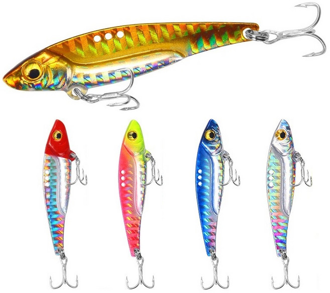 FISHHUNTER 메탈지그 바이브 5종세트, 8g, 1개, 혼합색상