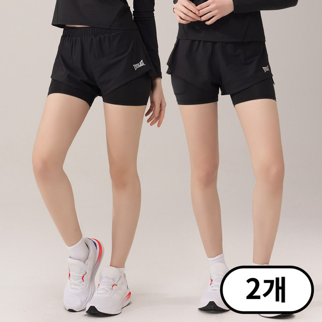 1+1 에버라스트 여성 러닝 쇼츠 3부 바렝스 반바지