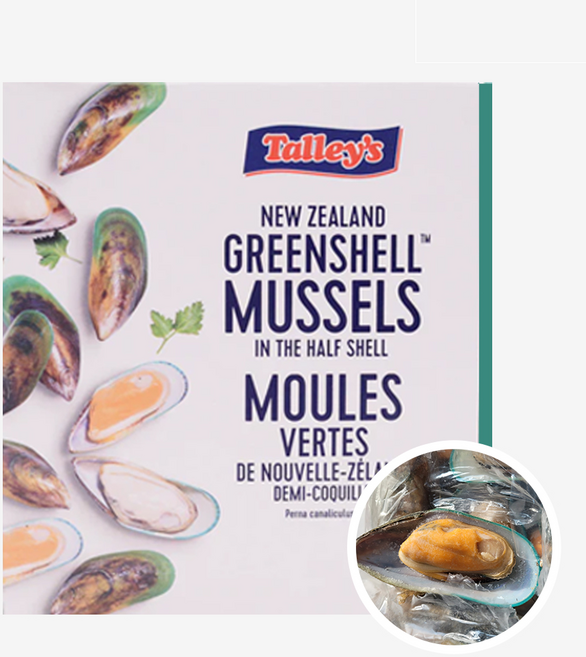 다인 반탈각 그린홍합 S 800g (약36~48미) 뉴질랜드 초록입홍합 자숙 냉동, [3958-0]반탈각 그린홍합종이곽S 800g, 1개