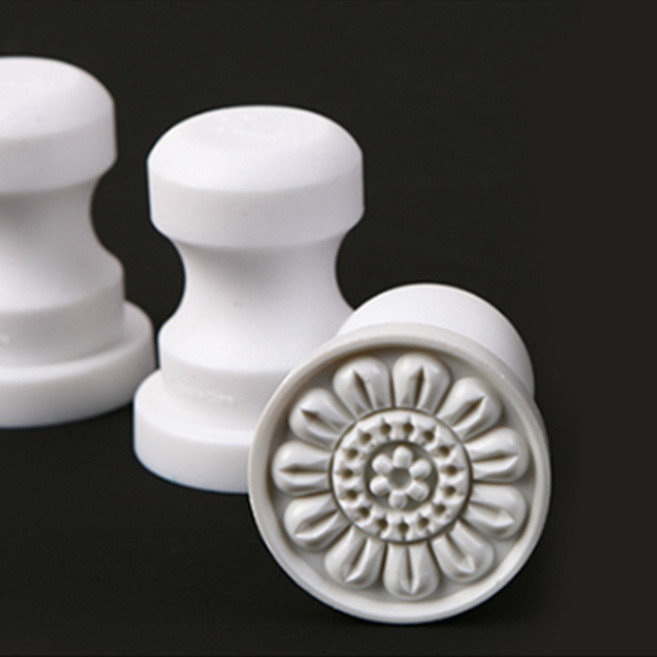 떡 문양 스탬프 매화 쑥개떡 절편 디자인 새기기 찍기, (대) 수선화