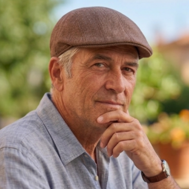 낭만삼춘 C03 심플한 통기성 중년 남성 사계절 헌팅캡