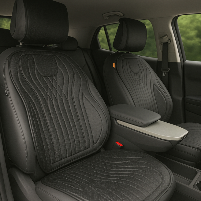 블루홀스 차량용 시트 풀커버 세트, 1개, 오닉스 블랙